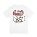 Overtime Dirt & Grease Tee — Vintage Mechanic Work T-Shirt