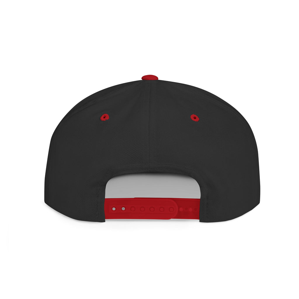Overtime Flat Bill Snapback Hat — Embroidered Streetwear Cap